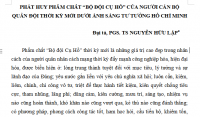 PHÁT HUY PHẨM CHẤT “BỘ ĐỘI CỤ HỒ” CỦA NGƯỜI CÁN BỘ QUÂN ĐỘI THỜI KỲ MỚI DƯỚI ÁNH SÁNG TƯ TƯỞNG HỒ CHÍ MINH