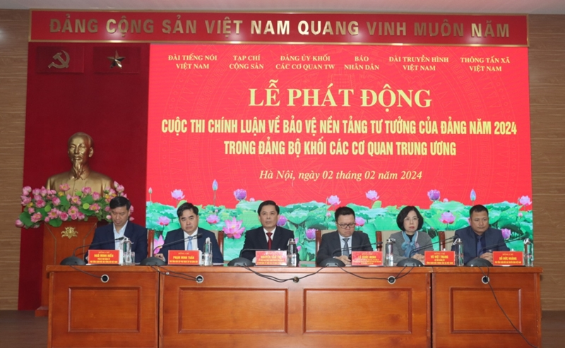 Phát động Cuộc thi chính luận về bảo vệ nền tảng tư tưởng của Đảng trong Khối các cơ quan Trung ương